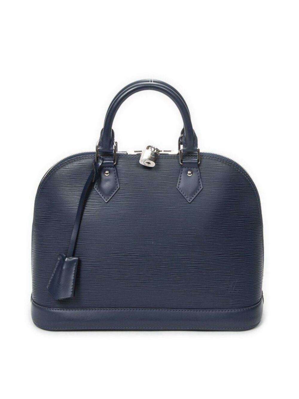 Louis Vuitton Alma Navy Epi Handbag